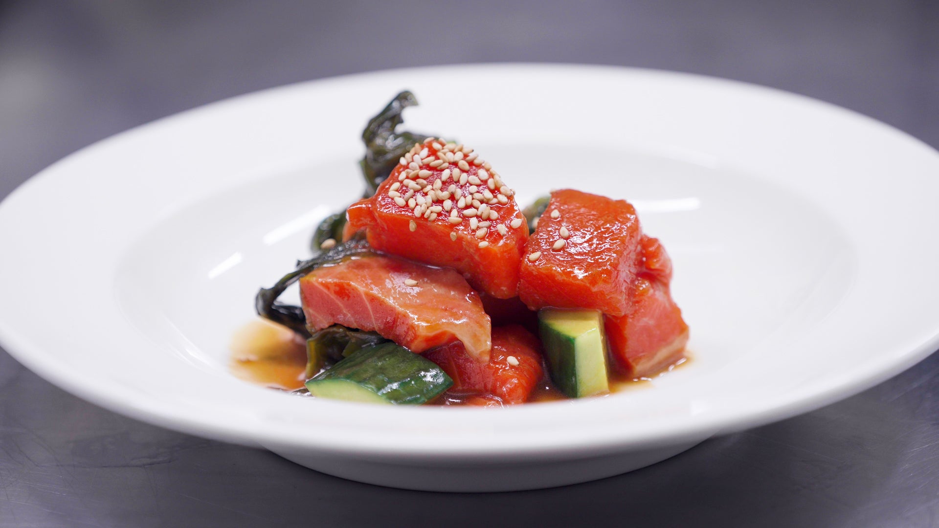Sockeye Salmon Poké with Chef Taichi Kitamura