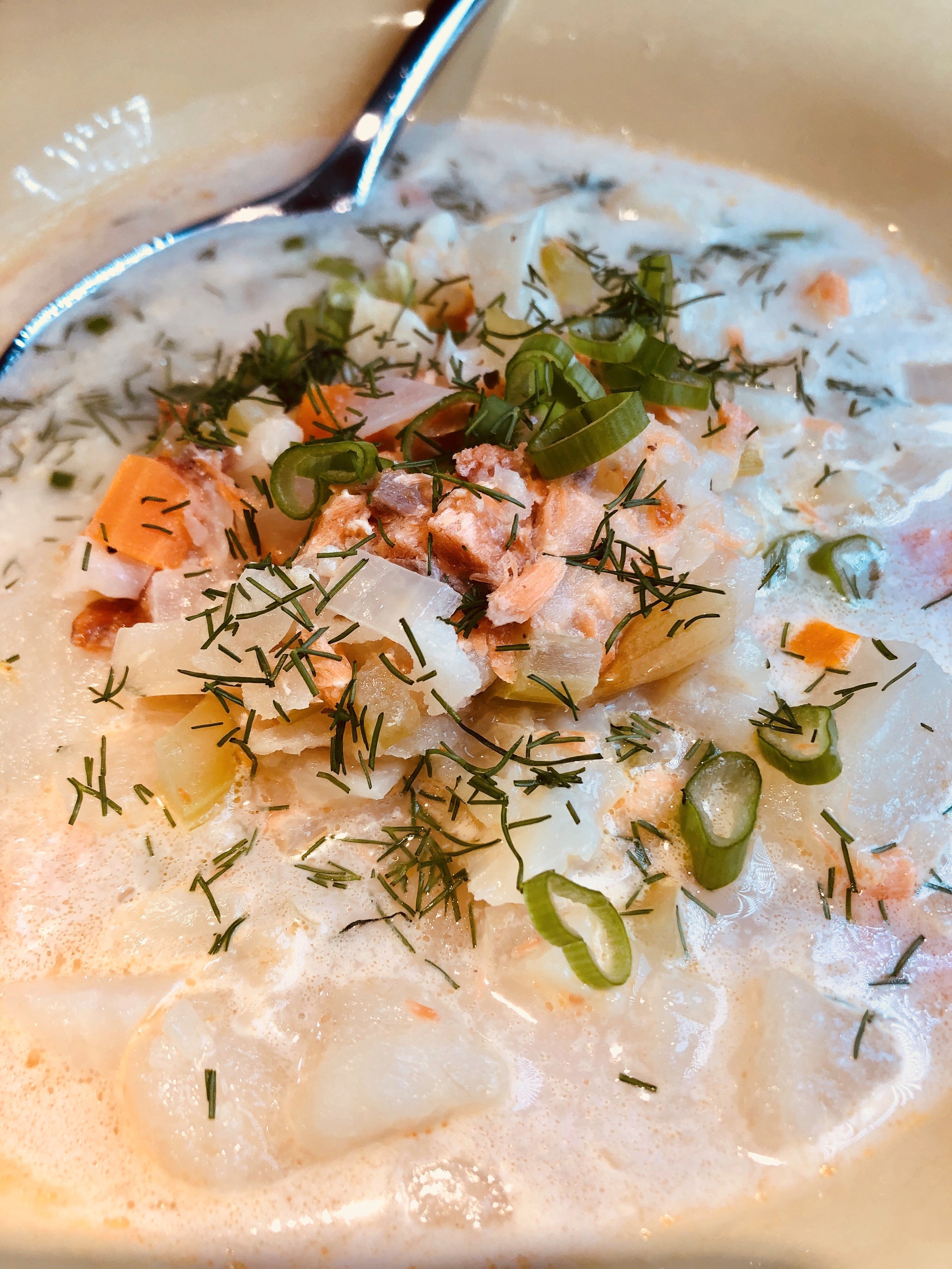 Eva's Wild Smoked Salmon Chowder