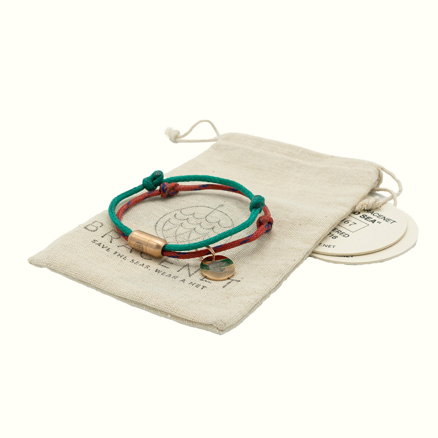 image of two sea net bracelets