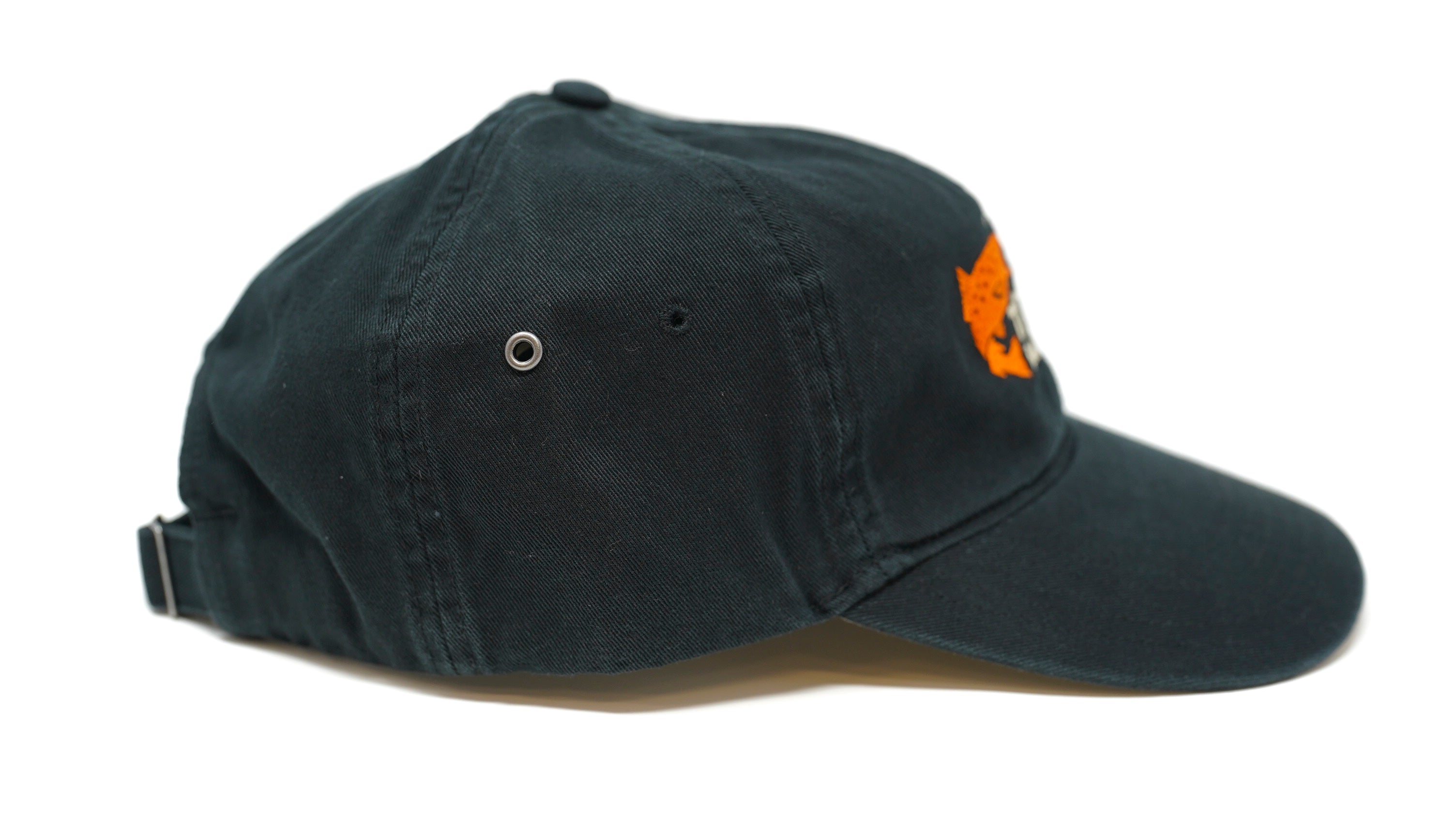 side view of titus bait and tackle hat