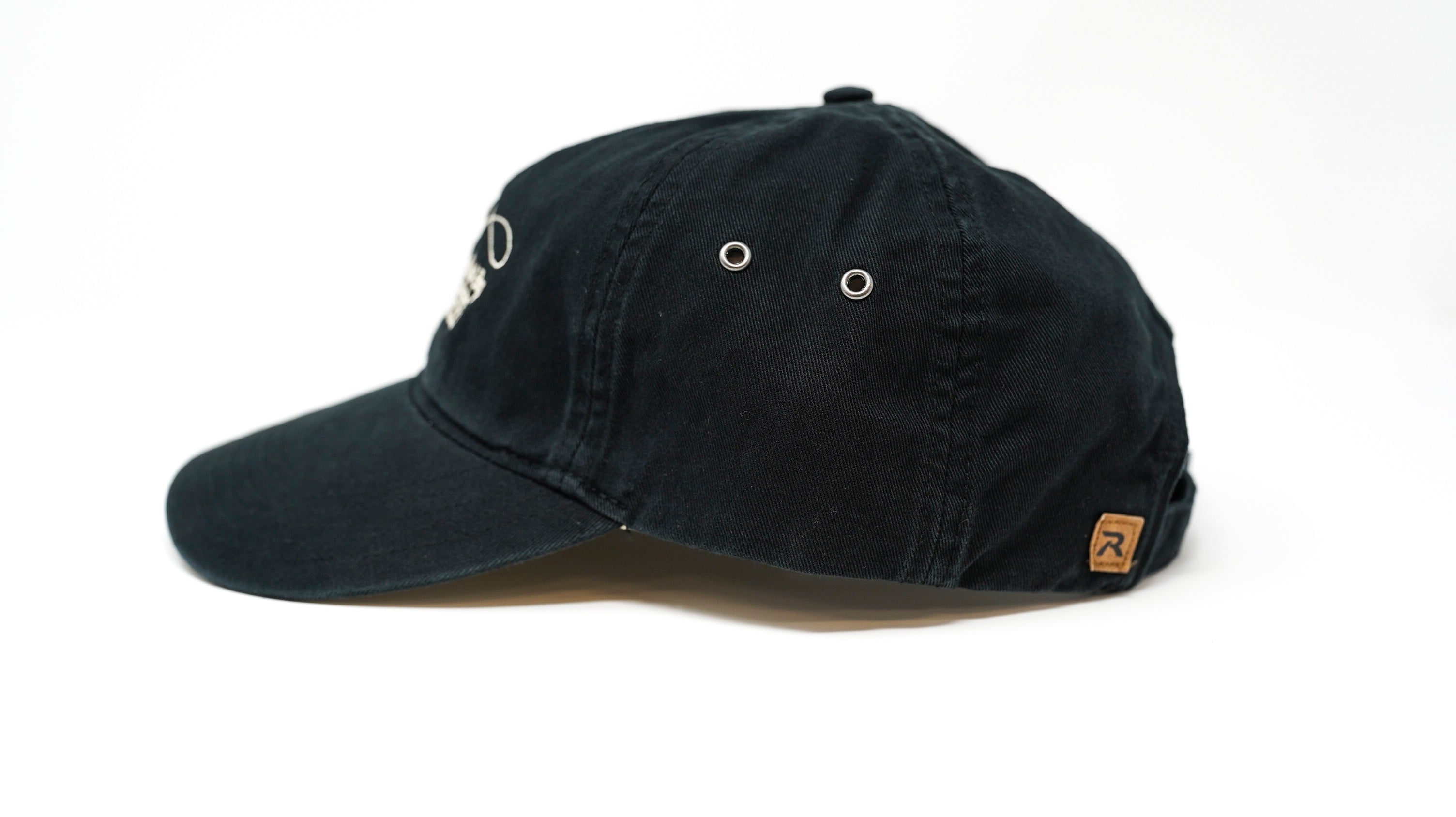 right side view of titus bait and tackle hat
