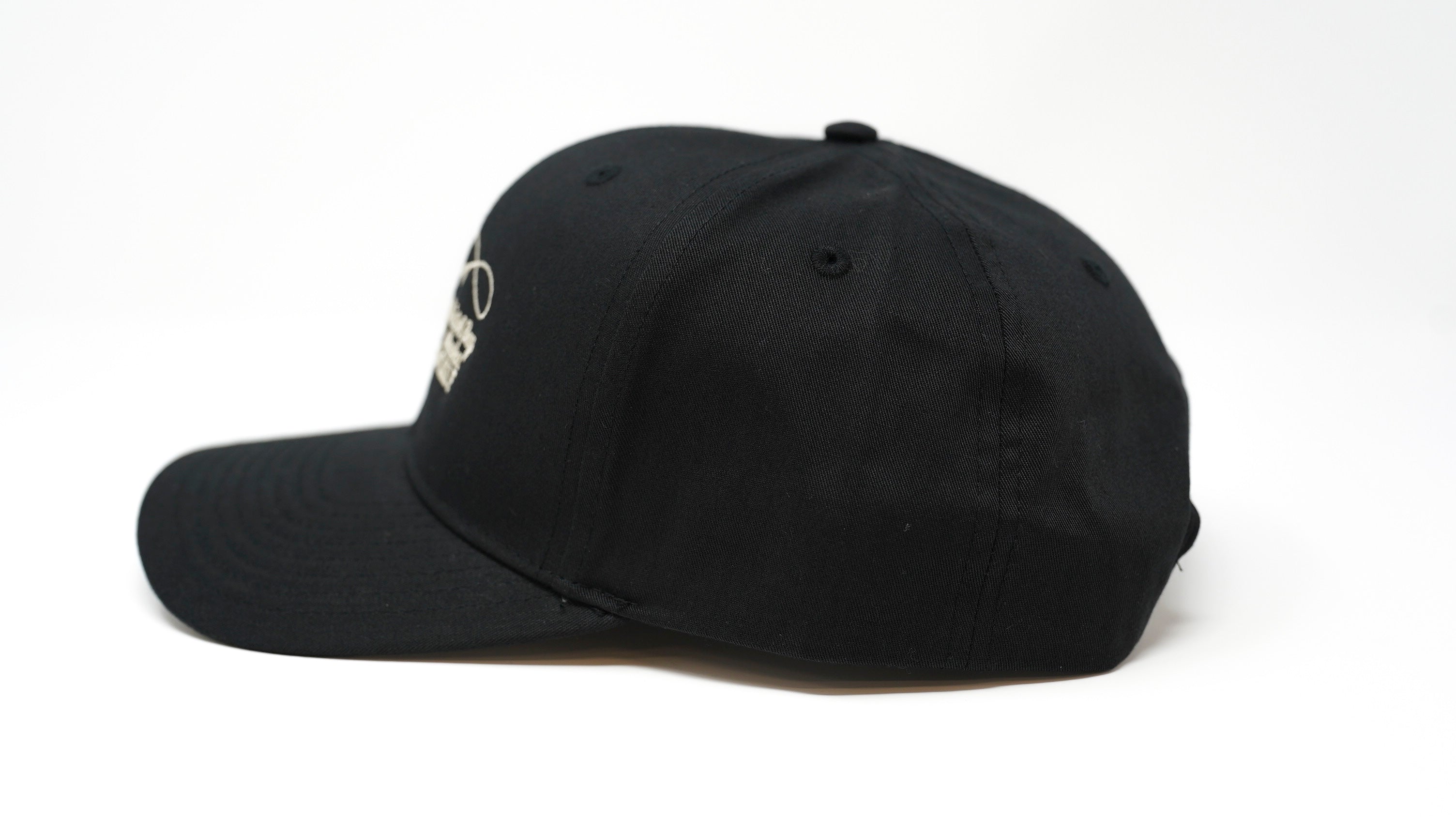 left side image of twill titus bait and tackle hat