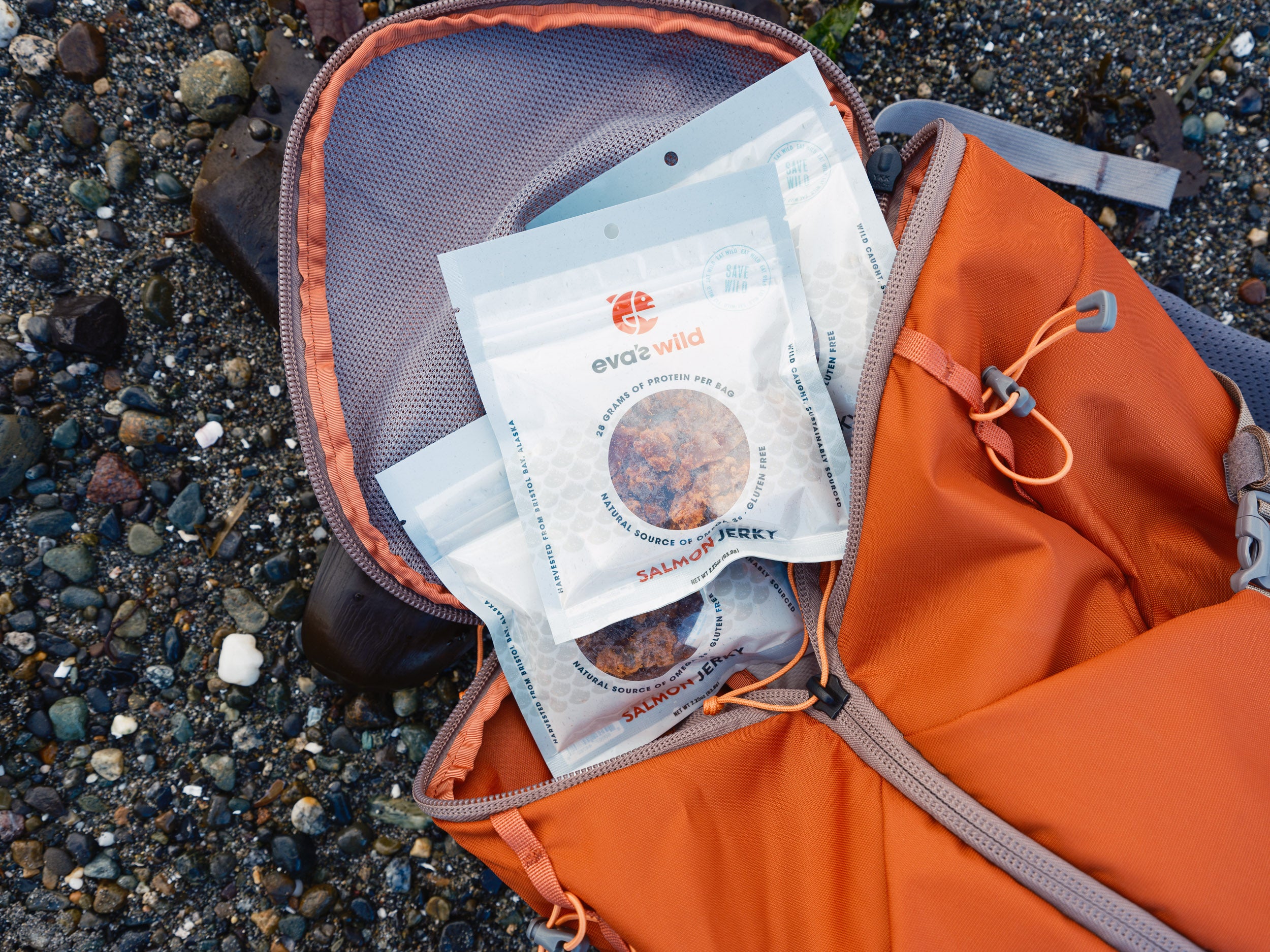 Eva's Wild Salmon Jerky