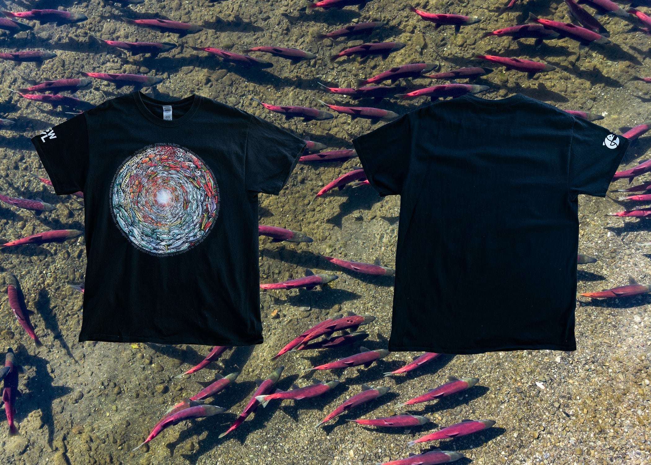 Eternal Salmon - Ray Troll X SWYL T-Shirt