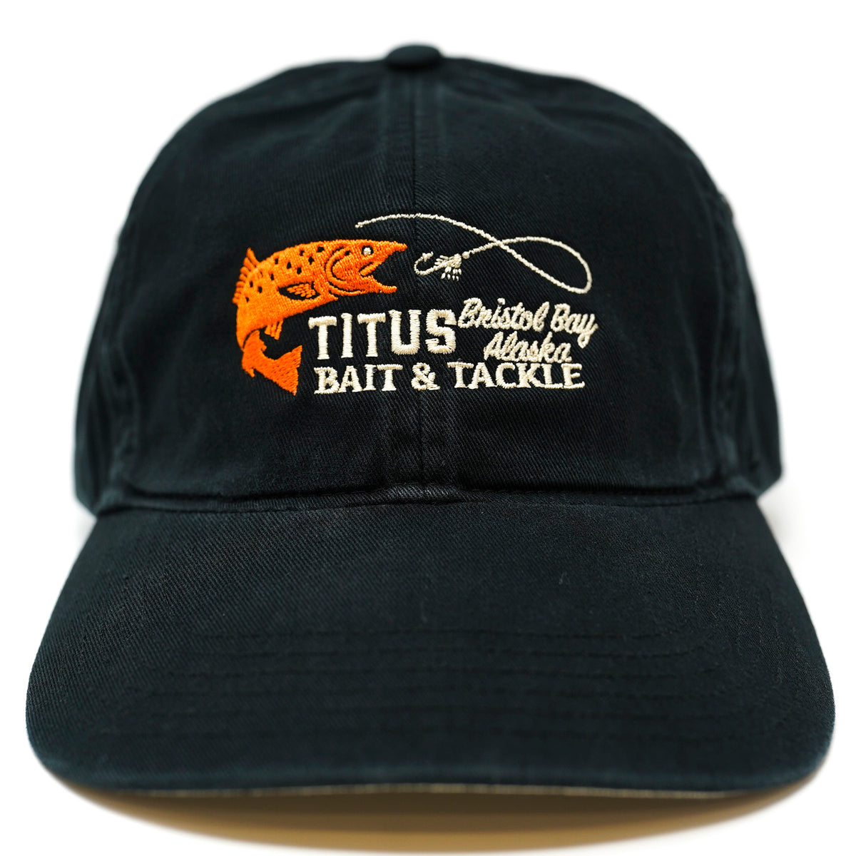 Titus Bristol Bay Bait and Tackle - Chino Washed Polo Hat