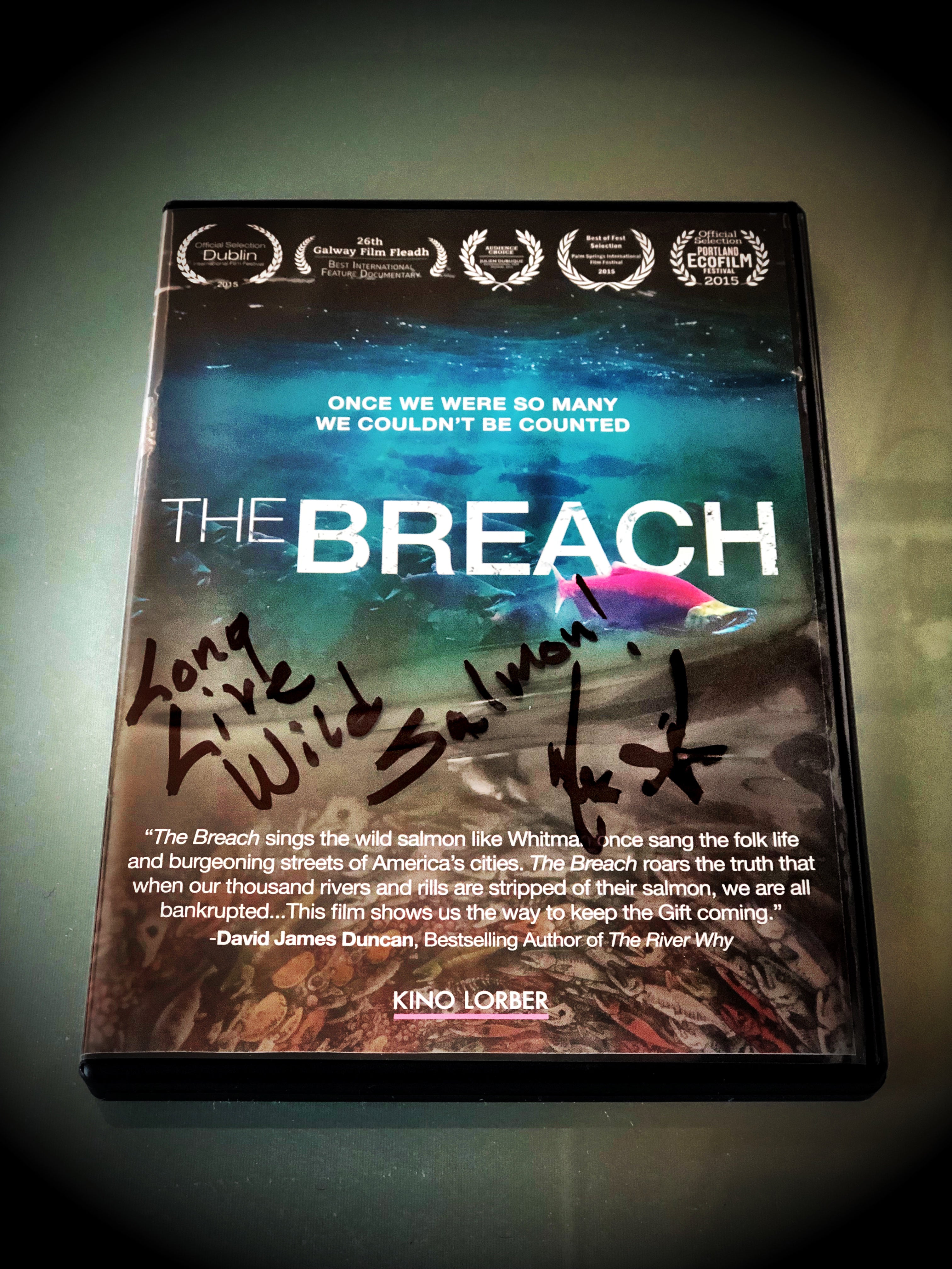 Signed The Breach movie poster