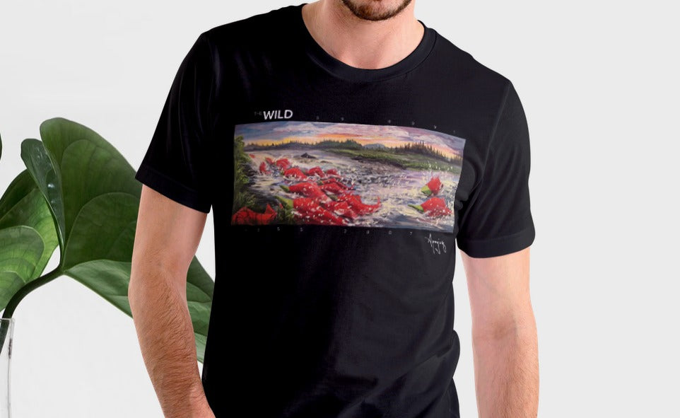 Image of The Wild movie t-shirt design
